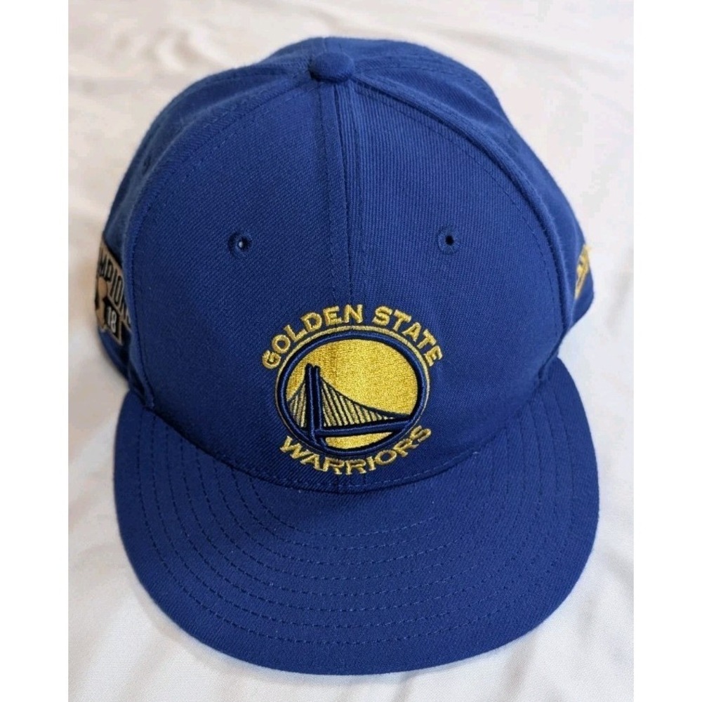 New Era 9FIFTY Golden State Warriors 2018 NBA Champions Snapback Hat Royal Blue